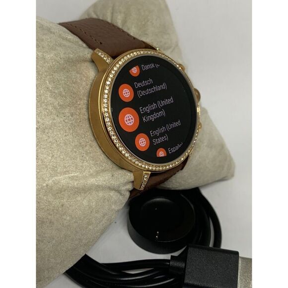 Fossil Gen 4 Authentic Digital Dial Smart Watch Custom Band FTW6018 BA153 - Picture 4 of 12